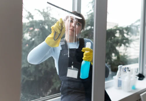 Nettoyage de vitres intérieures et extérieures à Saint-Martin-du-Vivier